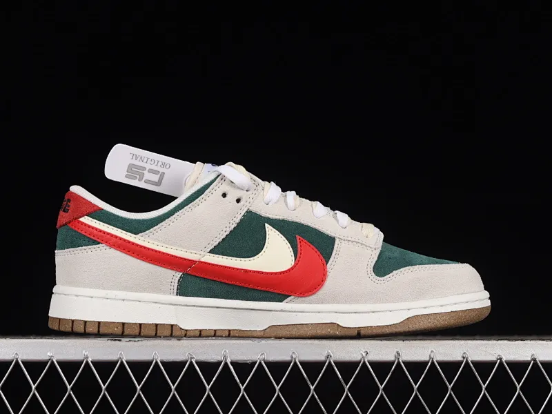 All categories Nk SB Dunk series Nk SB Dunk Low low-top sneakers Nk SB Dunk Low "85" gray green double hook SB low-top sports and leisure sneakers DO9457-127